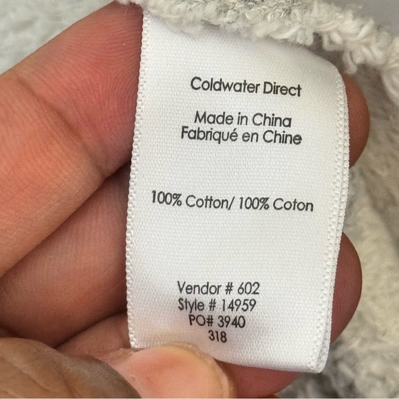 Coldwater Creek Duster Cardigan Sweater Lined Pocket Raw Hem - Picture 15 of 15